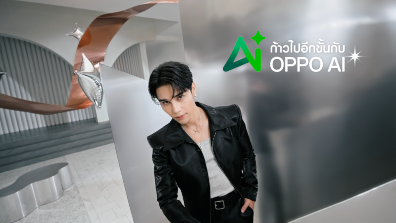 เจฟ ซาเตอร์ นำเทรนด์สีเงินสุดชิค เปิดตัวเป็น The AI Portrait Expert พร้อมก้าวไปอีกขั้นกับ OPPO AI