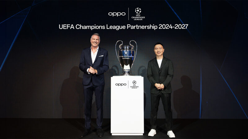 OPPO ผนึกพันธมิตร UEFA ต่อสัญญาอีกสามฤดูกาล