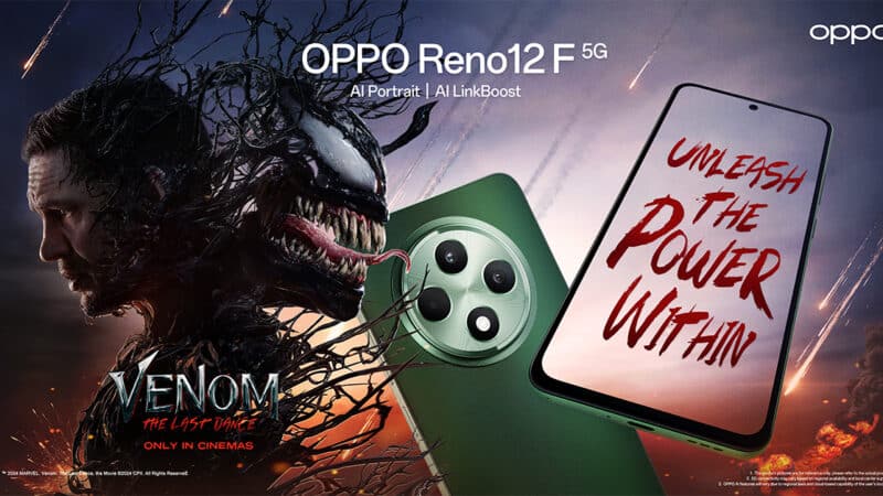 OPPO จับมือ Venom ร่วมมอบประสบการณ์ศึกใหญ่ครั้งสุดท้าย The Last Dance ปลดปล่อยพลังแห่ง OPPO Reno12 F 5G