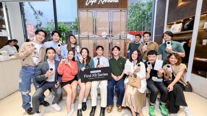 OPPO จับมือ Maison Kitsuné สร้างสรรค์ประสบการณ์สุดเอ็กซ์คลูซีฟกับ OPPO Find X8 Series